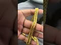 14k Gold Solid Wheat Chain Necklace