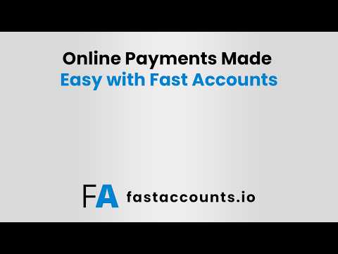 Online Payments Made Easy with Fast Accounts