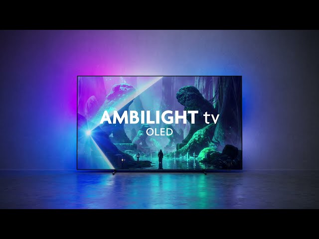 TV Philips OLED 55OLED801/12 55" 4K UltraHD 120Hz Smart TV Titan OS HDR10 Ambilight video