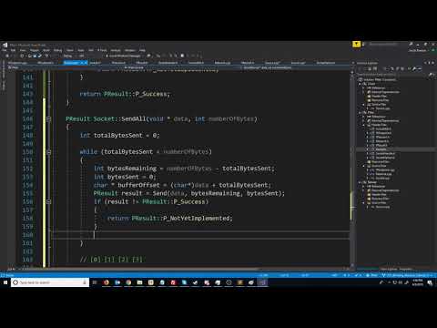 C++ Blocking Sockets Networking [Winsock] Tutorial 12: Partial Packets Sendall/Recvall