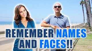 How to Remember Names and Faces at the Beach! | Memory Improvement for People Communication Skills