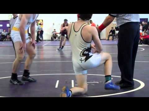 Conan Schuster vs Hunter Ritter @ MIAA Tournament 170lb Final 2013