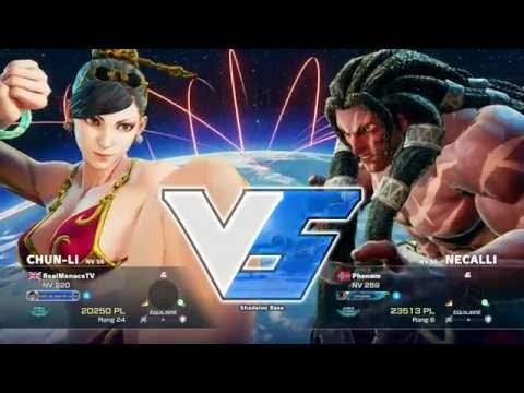 RealMenaceTV ( Chun-li ) VS Phenom ( Necalli ) HD 1080p 60fps - Street Fighter 5