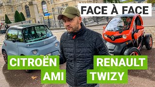 Citroën AMI vs. Renault TWIZY : le match des voitures électriques sans permis