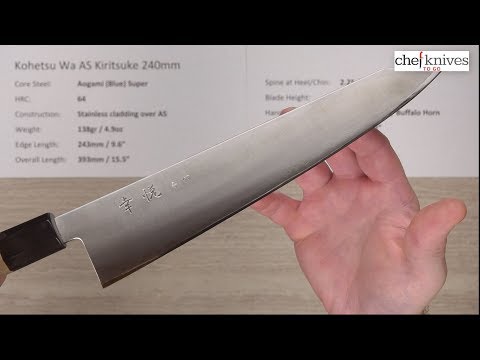 Kohetsu Wa AS Kiritsuke 240mm Quick Look