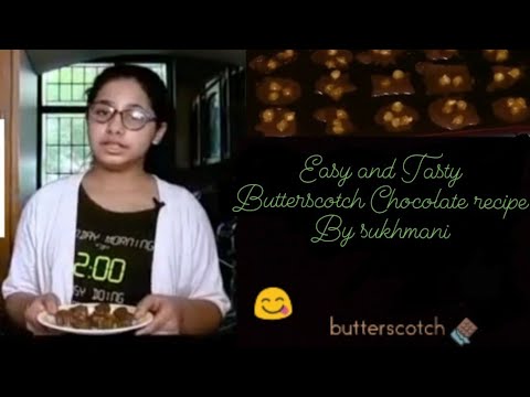 Easy and Tasty , Quick Butterscotch Chocolate Recipe By Sukhmani
