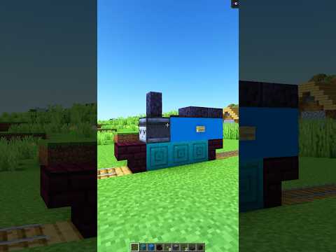 Charliecustard builds - How to build a mini Thomas The Tank Engine in Minecraft