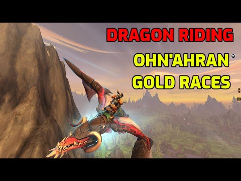 Dragon Riding 2023 │ All Races Gold Ohn'ahran Plains│World Of Warcraft DragonFlight Gameplay