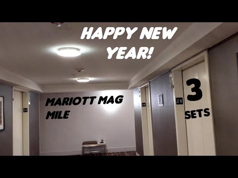 3 Banks of Otis Elevators at the Marriott Mag Mile in Downtown Chicago