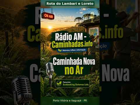 Caminhada Nova no Ar - Caminhada na Natureza - Rota do Lambari - 20/10/2026 #Shorts