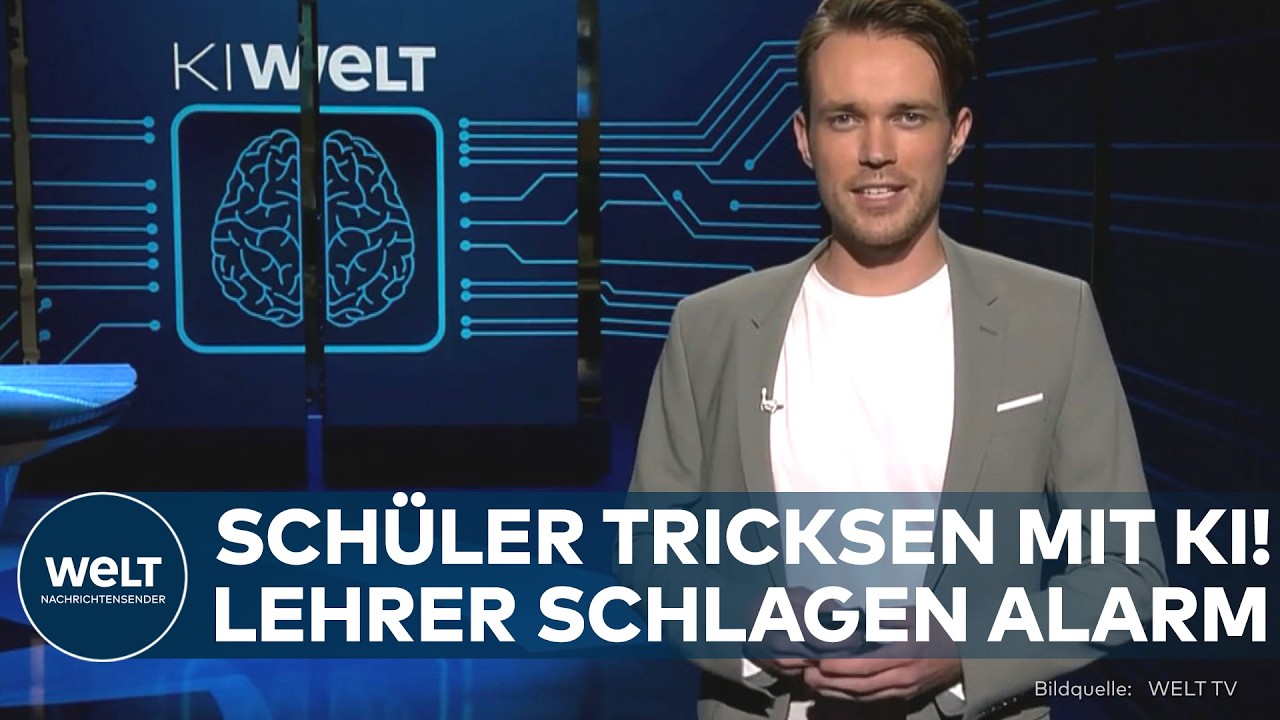 BILDUNGSSYSTEM UNTER DRUCK: KI macht Hausaufgaben für die Schüler! Lehrerverband warnt | KI WELT