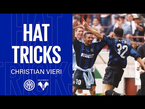 INTER HAT-TRICKS ⚽⚽⚽ | Christian Vieri | Inter-Hellas Verona| 1999/2000 SERIE A ⚫🔵🇮🇹