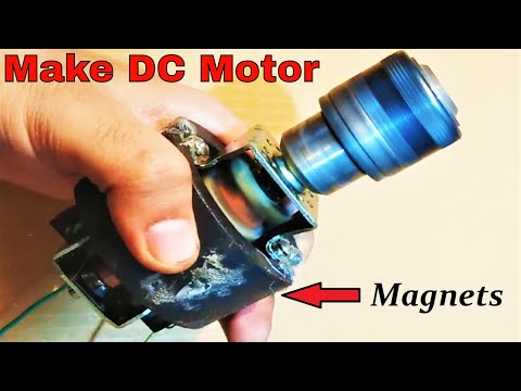 Convert universal motor to magnet dc motor diy Video