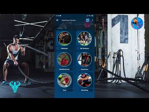Battle ropes workout PRO Video