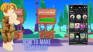 How to make a gamepass for Pls Donate on mobile! (iPhone and ipad)