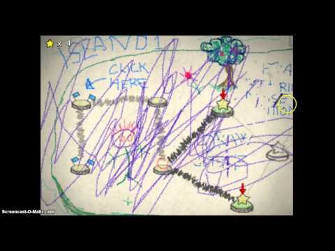 Crayon Physics Deluxe Gamplay- Part 1- ''Color Inside the lines''!