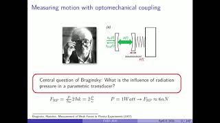 2018 CLEO - Tutorial on Cavity Optomechanics