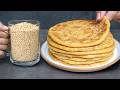 1 Cup Of Sesame Seeds High Protein Flatbread No Flour No Yeast Bread