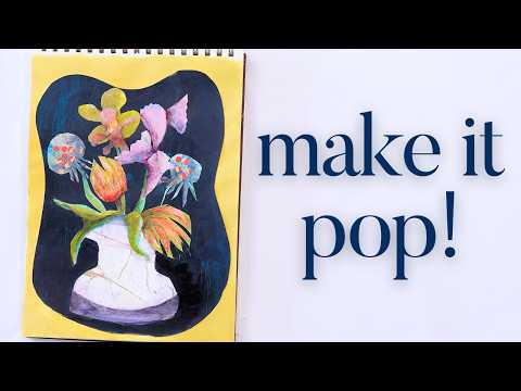 Create Depth In Collage - How I Made My Still Life POP!