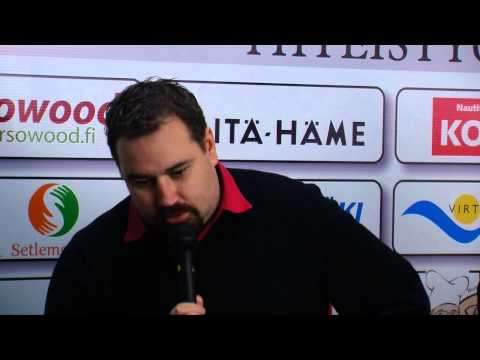 Peliitat - Hokki 20.1.2012: Lehdistötilaisuus