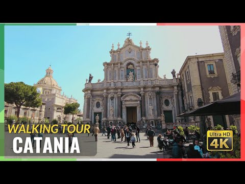 What to do and see in CATANIA, Sicily, Italy [Walking tour in 4k UHD]