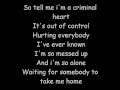 Dead Cool Dropouts-Criminal Heart( Lyrics) 