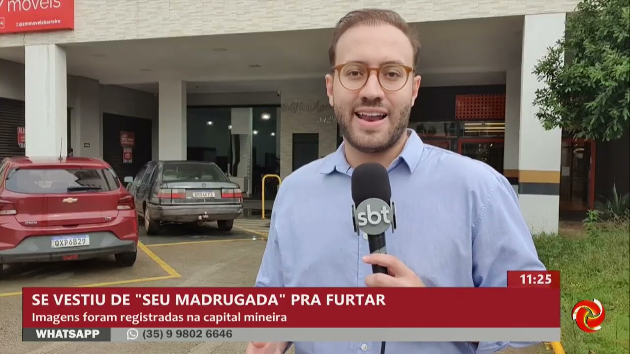 Se vestiu de 'Seu Madruga' para furtar na capital