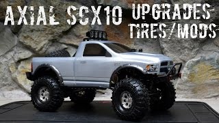 Axial SCX10 Upgrades and Mods: Tires, Wheel Weights and Battery Relocation