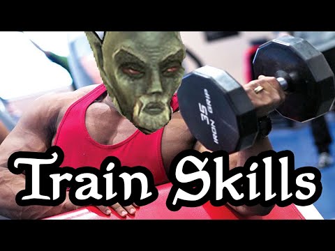 the best way to train every skill in Morrowind
