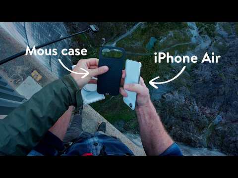 iPhone Air vs 250M Dam in a Mous Case