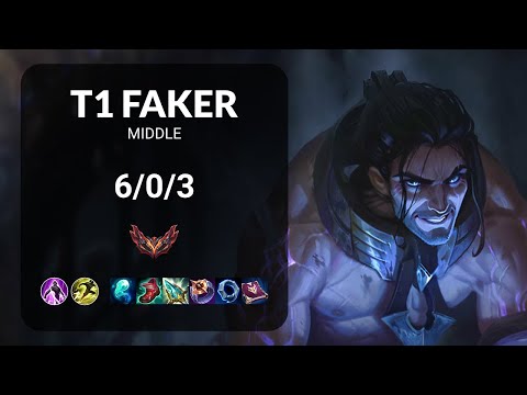 T1 Faker Sylas vs Viktor MIDDLE - KR GRANDMASTER Patch 15.9