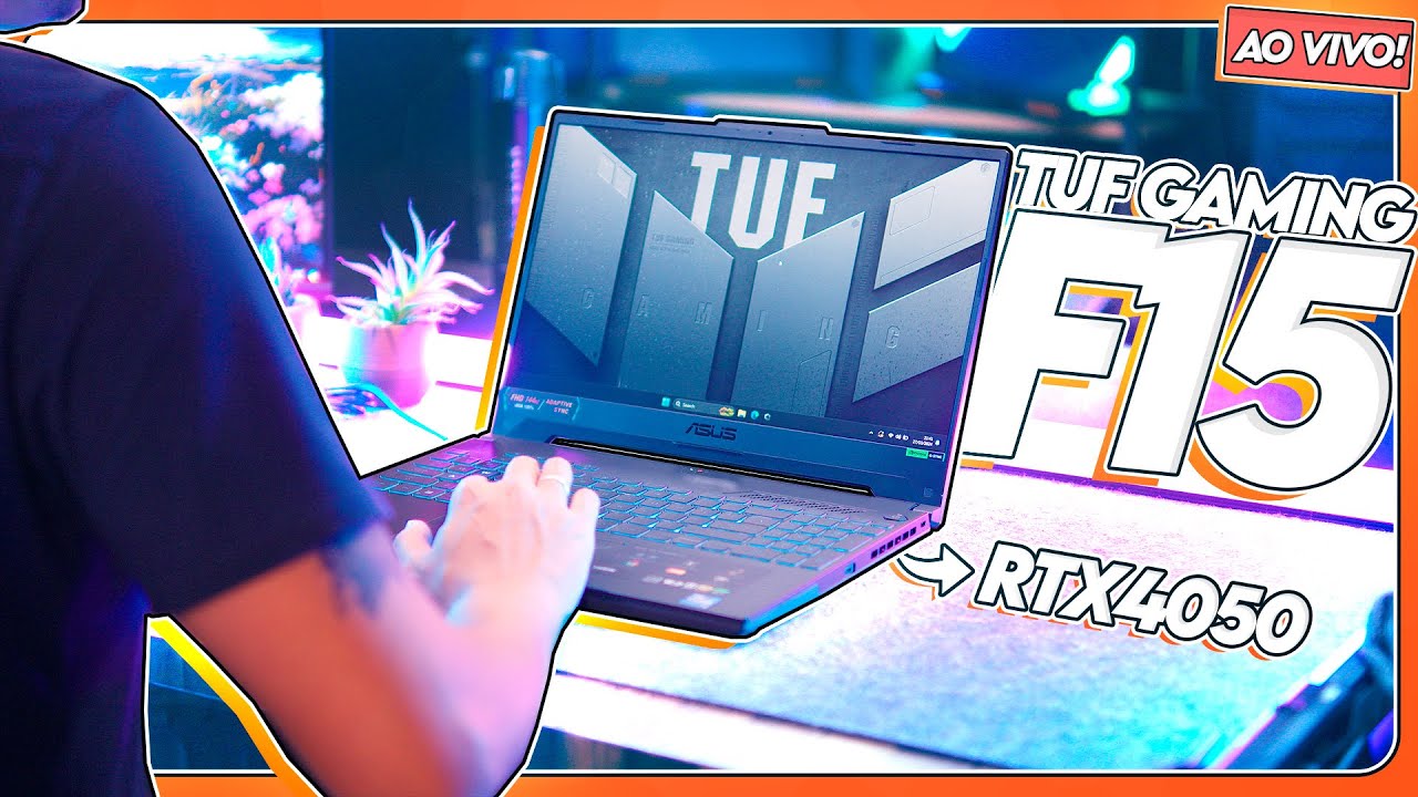 Testando o NOVO TUF GAMING F15 com a RTX 4050 ao vivo! #Bench198