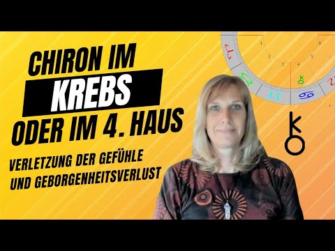 Chiron im Krebs oder im 4. Haus - Wunde und Gabe im Horoskop - Astrologie erklärt