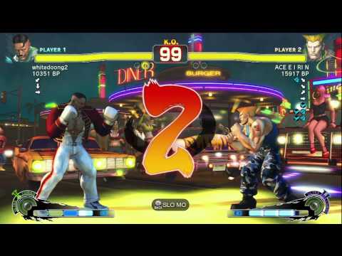 ACE・EIRIN [Guile] vs whitedoong2 [Dudley] SSF4 Japanese Online Ranked Matches - TRUE-HD