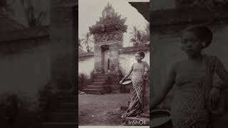 Download lagu A girl outside of a temple in Bali, Indonesia, c. 1890s-1920s mp3