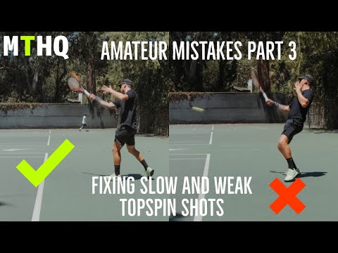 Part 3 | How To CONSISTENTLY Hit BETTER GROUNDSTROKES - Too Much Topspin And Racket Head Speed?