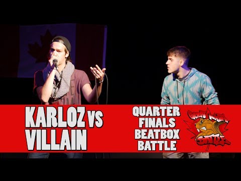 KARLOZ (CHI) vs VILLAIN (USA) - GNB 2017 - SOLO BEATBOX QUARTER FINALS
