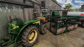 Using only old tractors for a day at the Farm | Farming Simulator 22