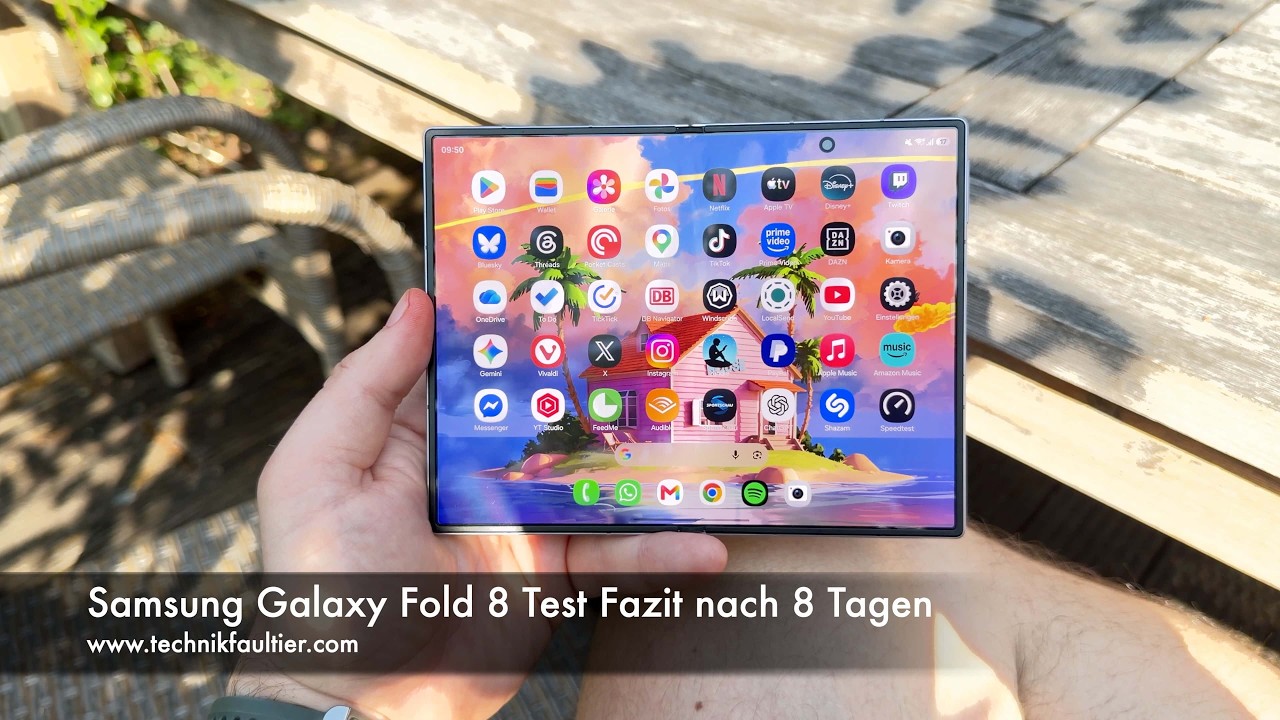 Samsung Galaxy Fold 8 Test Fazit nach 8 Tagen