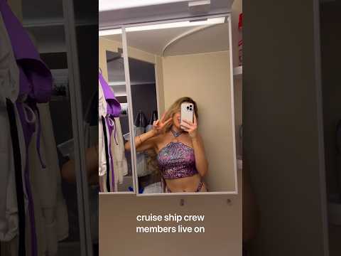 Below Deck Secrets - A Crew Members Cabin on one of the World’s Biggest Cruise Ships #cruiseship