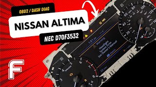Nissan Altima Instrument Cluster Programming (NEC D70F3532 BGA) with FORZA 614 – OBD2 & Bench Mode 🚗