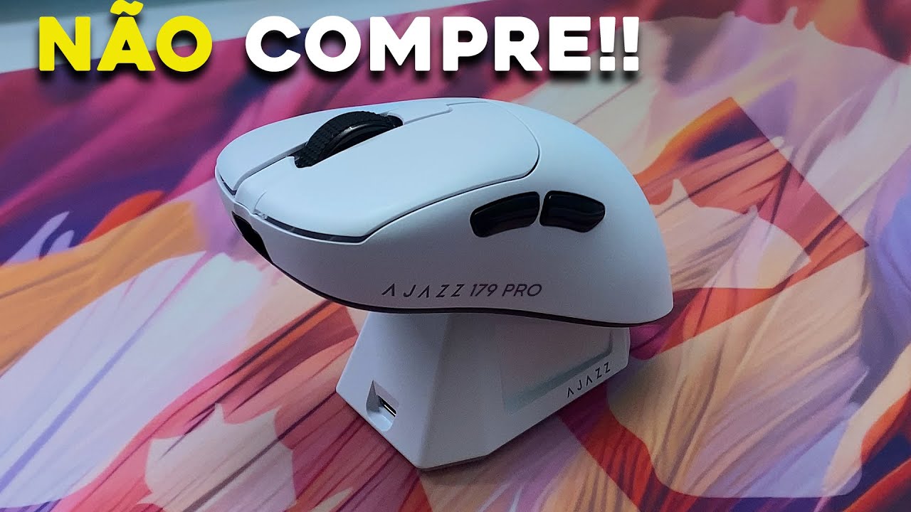 MOUSE AJAZZ 179 PRO | NÃO COMPRE ANTES DE VER ESSE VÍDEO