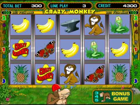 Crazy Monkey. BIG WIN, $$$ 💥💥💥1 bonus games.👍🔔 🤠🤑🤑🤑