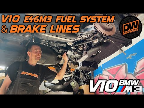 V10 E46 M3 fuel system & brake lines - Driftworks BMW project Pt 28