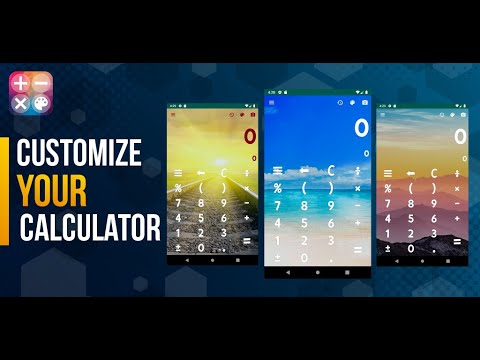 Calculator with Themes Video