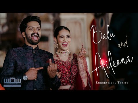 Actor Balu Varghese & Aileena Engagement Teaser - Magic Motion Media