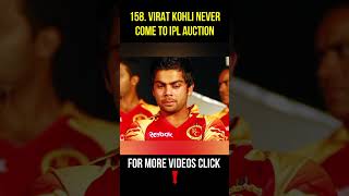 Did You Know Virat Kohli Never Participated In IPL Auction | GBB Cricket