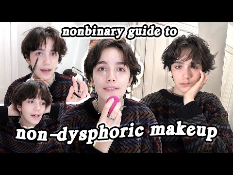 androgynous makeup for beginners (non-dysphoric) ❄️✨