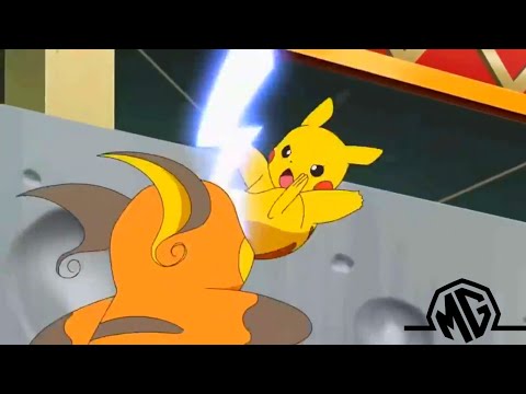 Pikachu vs Raichu | Ash vs Visquez | Ash first Ranking Battle | Mythic Gengar