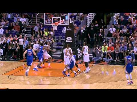 Blake Griffin Rises Over Teammate DeAndre Jordan for the Dunk